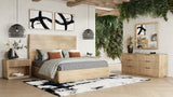 California King Santa Monica - Modern Natural Oak Bedroom Set