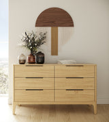 Eastern King Seattle - Modern Natural Oak Bedroom Set
