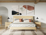 Eastern King Seattle - Modern Natural Oak Bedroom Set