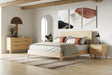 Eastern King Seattle - Modern Natural Oak Bedroom Set - View Image 1
