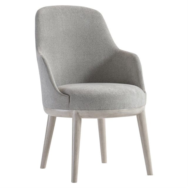 Sereno Upholstered Arm Chair Gray 329548 - Bernhardt - corner view