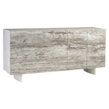 Sereno Buffet Silver Travertine 329132 Bernhardt Corner View