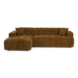 Shapiro - Modern Brown Fabric Sectional Sofa w/ Left Facing Chaise - View Image 1