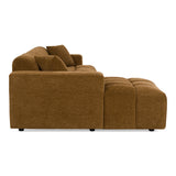 Shapiro - Modern Brown Fabric Sectional Sofa w/ Left Facing Chaise - View Image 1