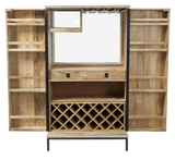 Shirley Wine & Bar Cabinet - front open - Howard Miller