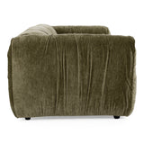Siegal - Modern Olive Green Fabric Sofa - View Image 1