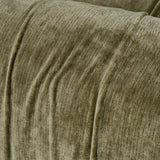 Siegal - Modern Olive Green Fabric Sofa - View Image 1