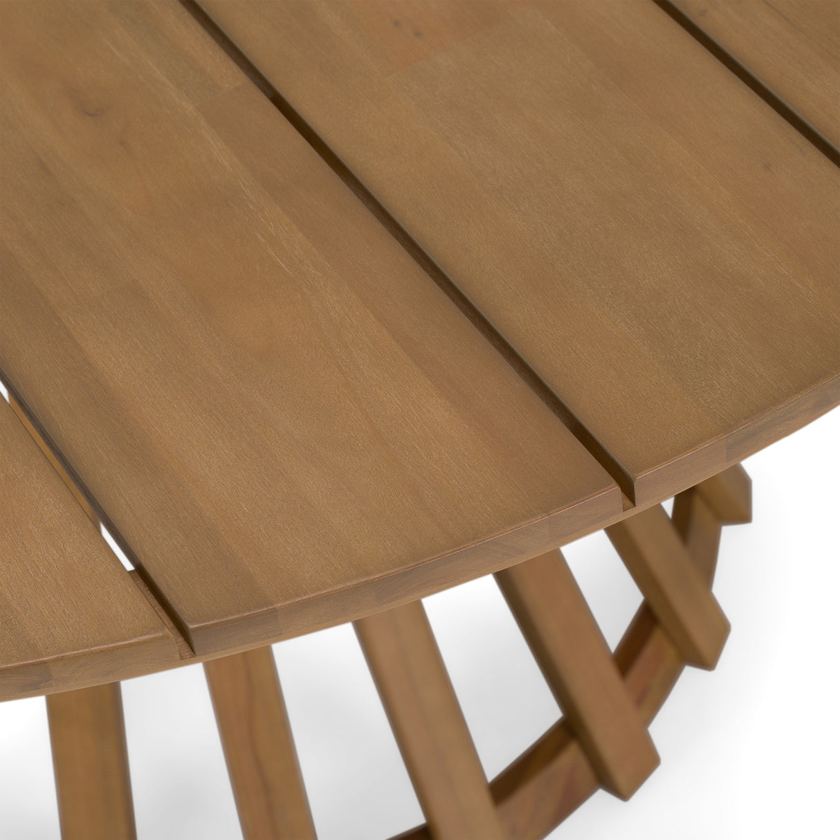 Sintra - Outdoor Grey + Eucalyptus Round Dining Table Set - View Image 1
