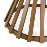 Sintra - Outdoor Grey + Eucalyptus Round Dining Table Set - View Image 1