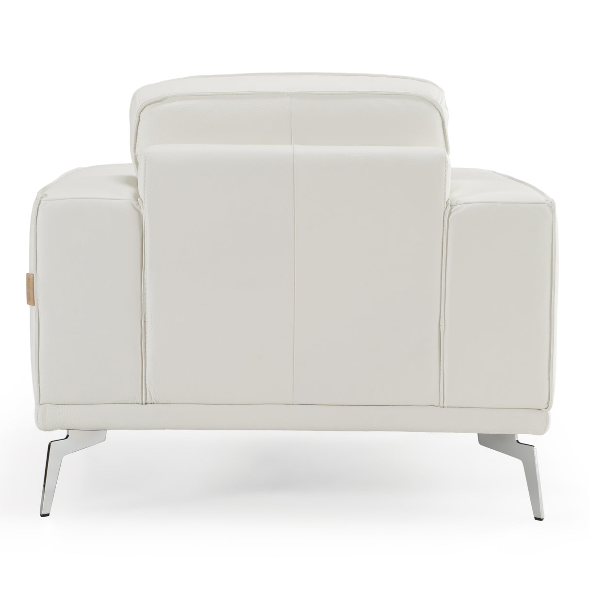 Soho - Contemporary Italian White Leather Armchair - View Image 1