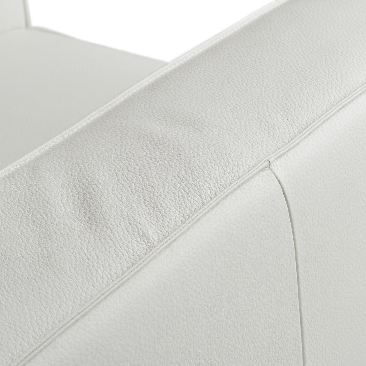 Soho - Contemporary Italian White Leather Armchair - View Image 1