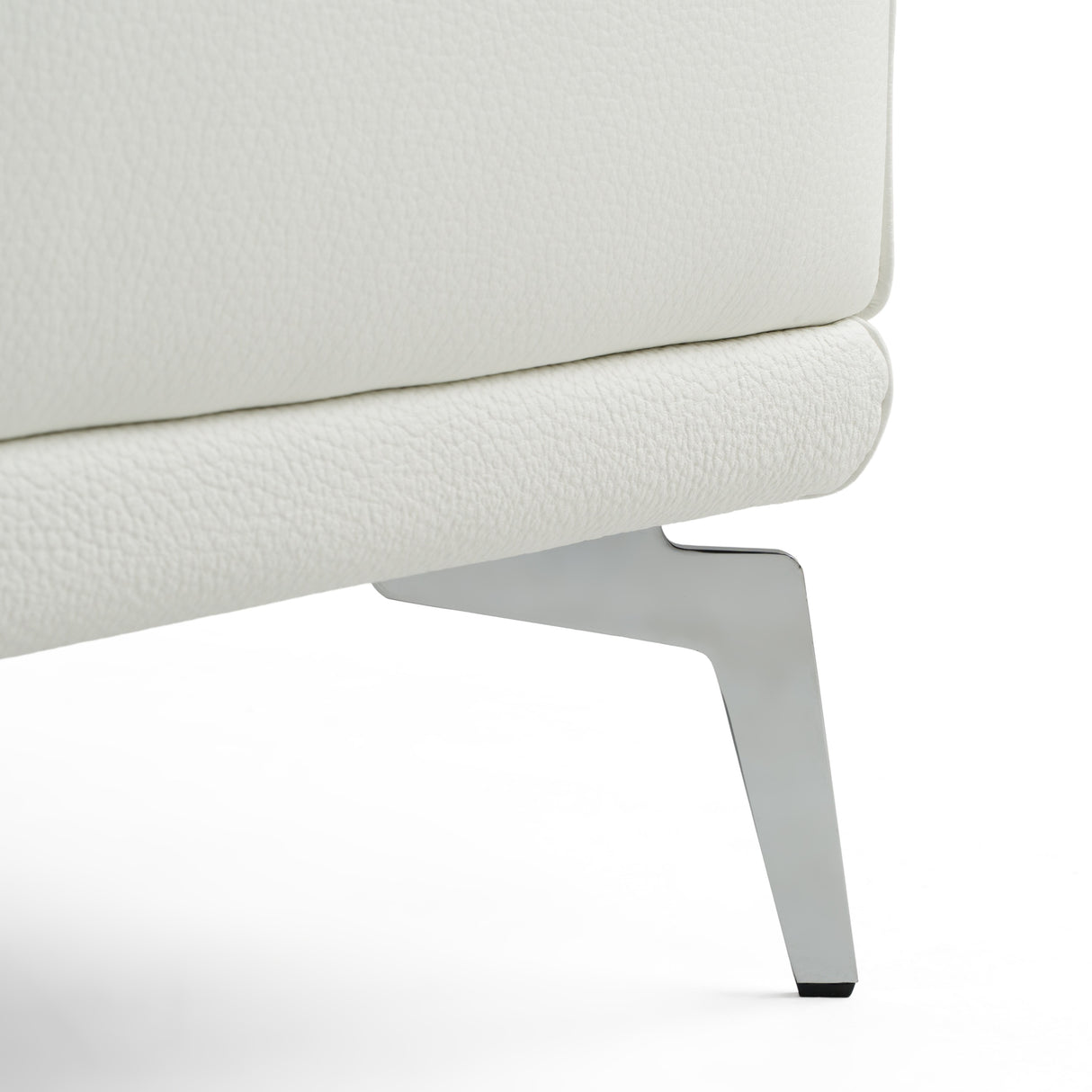Soho - Contemporary Italian White Leather Armchair - View Image 1