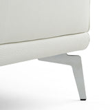 Soho - Contemporary Italian White Leather Armchair - View Image 1