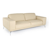 Soho - Italian Off White Leather Sofa - View Image 1