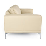 Soho - Italian Off White Leather Sofa - View Image 1