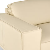 Soho - Italian Off White Leather Sofa - View Image 1