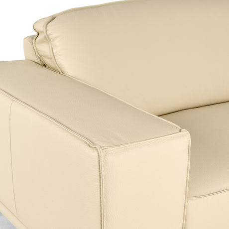 Soho - Italian Off White Leather Sofa - View Image 1
