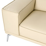 Soho - Italian Off White Leather Sofa - View Image 1