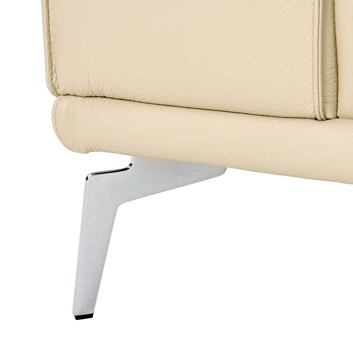 Soho - Italian Off White Leather Sofa - View Image 1