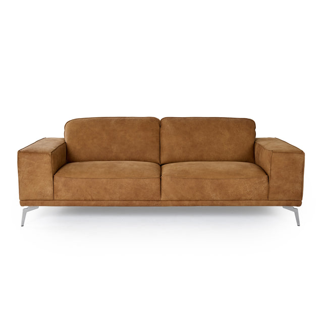 Soho - Italian Vintage Cognac Leather Sofa - View Image 1