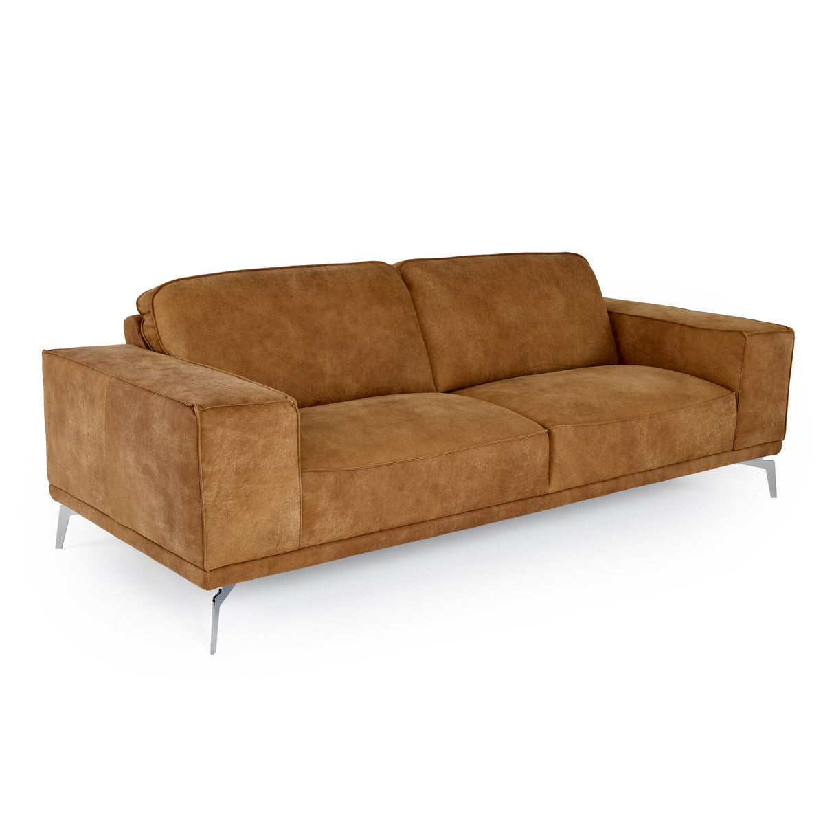 Soho - Italian Vintage Cognac Leather Sofa - View Image 1
