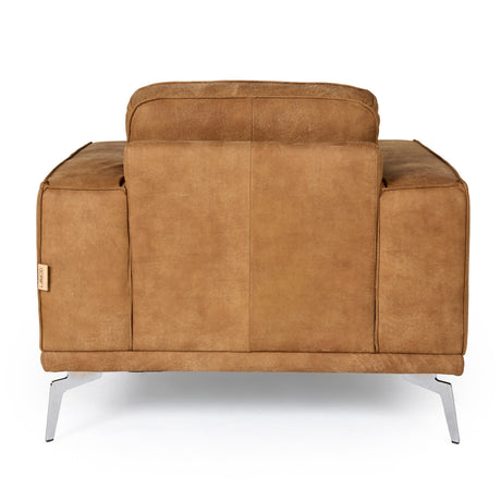 Soho - Italian Cognac Leather Armchair - View Image 1