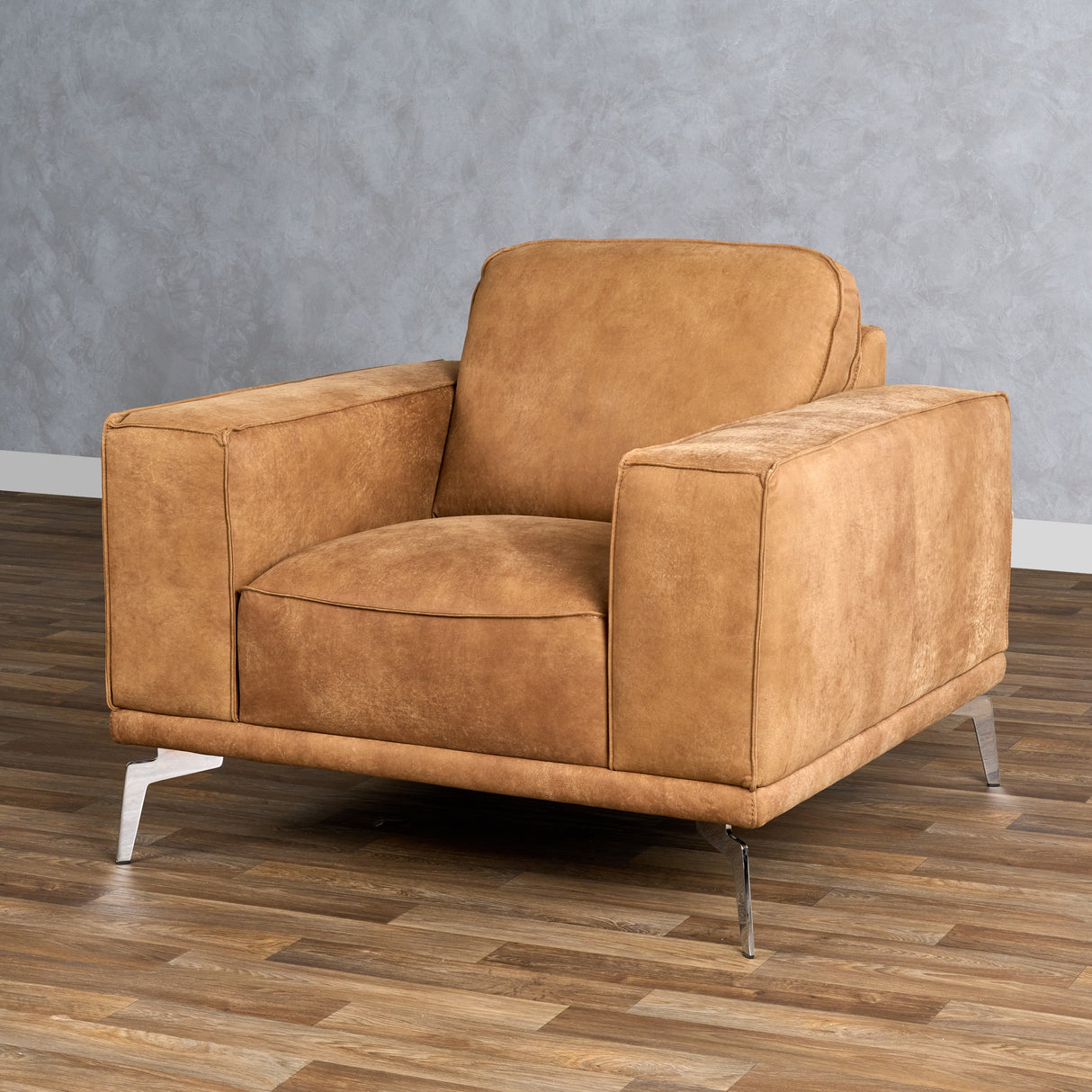 Soho - Italian Cognac Leather Armchair - View Image 1