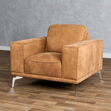 Soho - Italian Cognac Leather Armchair - View Image 1