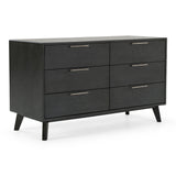 Eastern King Yolonda + Soria - Modern Dark Teal Fabric + Grey Wash 4-Piece Bedroom Set