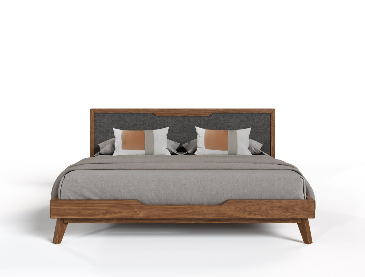 Nova Domus Soria Modern Grey & Walnut Bed Vgmabr-32-Bed