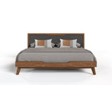 Nova Domus Soria Modern Grey & Walnut Bed Vgmabr-32-Bed