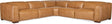 Fresco 5-Seat Power Reclining Sectional Zen Caramel Leather – Hooker Furniture (3-PWR) - sold by Home Elegance USA