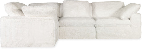 Barefoot 4-Seat Sectional Yakety Yak Natural Fabric – Hooker Furniture - sold by Home Elegance USA