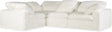 Barefoot 4-Seat Sectional Yakety Yak Natural Fabric – Hooker Furniture - sold by Home Elegance USA