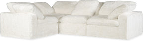 Barefoot 4-Seat Sectional Yakety Yak Natural Fabric – Hooker Furniture - sold by Home Elegance USA
