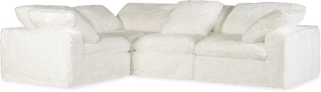 Barefoot 4-Seat Sectional Yakety Yak Natural Fabric – Hooker Furniture - Home Elegance USA