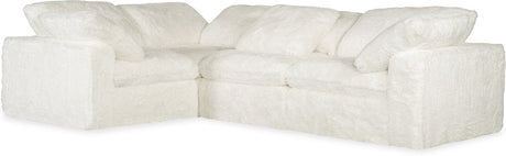 Barefoot 4-Seat Sectional Yakety Yak Natural Fabric – Hooker Furniture - sold by Home Elegance USA