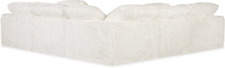 Barefoot 5-Seat Sectional Yakety Yak Natural Fabric – Hooker Furniture - sold by Home Elegance USA