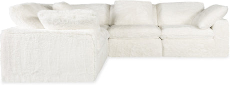 Barefoot 5-Seat Sectional Yakety Yak Natural Fabric – Hooker Furniture - sold by Home Elegance USA