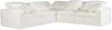 Barefoot 5-Seat Sectional Yakety Yak Natural Fabric – Hooker Furniture - sold by Home Elegance USA