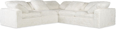 Barefoot 5-Seat Sectional Yakety Yak Natural Fabric – Hooker Furniture - sold by Home Elegance USA