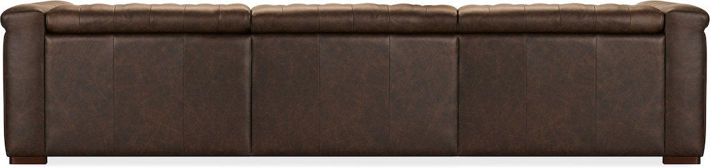 Savion Deux 3-Seat Power Reclining Sofa West Saddlewood Leather – Hooker Furniture (2-PWR) - Home Elegance USA