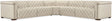 Savion Deux 5-Seat Power Reclining Sectional Aries Beach Fabric – Hooker Furniture (3-PWR) - sold by Home Elegance USA