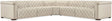 Savion Deux 5-Seat Power Reclining Sectional Aries Beach Fabric – Hooker Furniture (4-PWR) - sold by Home Elegance USA