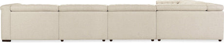 Savion Deux 6-Seat Power Reclining Sectional Aries Beach Fabric – Hooker Furniture (3-PWR) - sold by Home Elegance USA