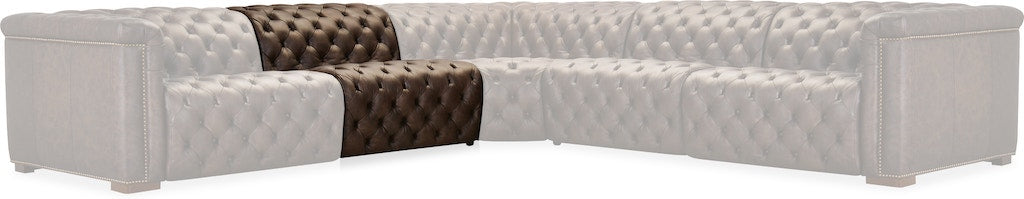 Savion Deux 6-Seat Power Reclining Sectional West Saddlewood Leather – Hooker Furniture