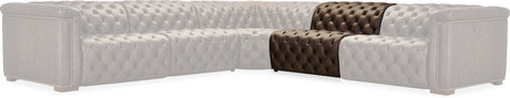Savion Deux 5-Seat Power Reclining Sectional West Saddlewood Leather – Hooker Furniture - sold by Home Elegance USA