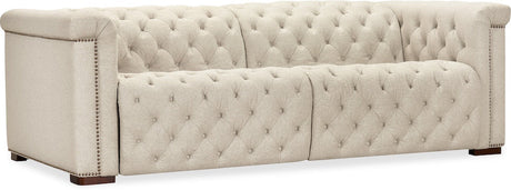 Savion Deux 5-Seat Power Reclining Sectional Aries Beach Fabric – Hooker Furniture (4-PWR) - sold by Home Elegance USA