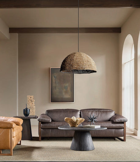 Jericho Power Sofa with Power Headrest Dallas Americano Leather – Hooker Furniture - sold by Home Elegance USA