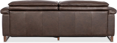 Jericho Power Sofa with Power Headrest Dallas Americano Leather – Hooker Furniture - sold by Home Elegance USA